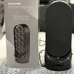 BaByliss PRO Studio Design Standing Hot Rollers - Black